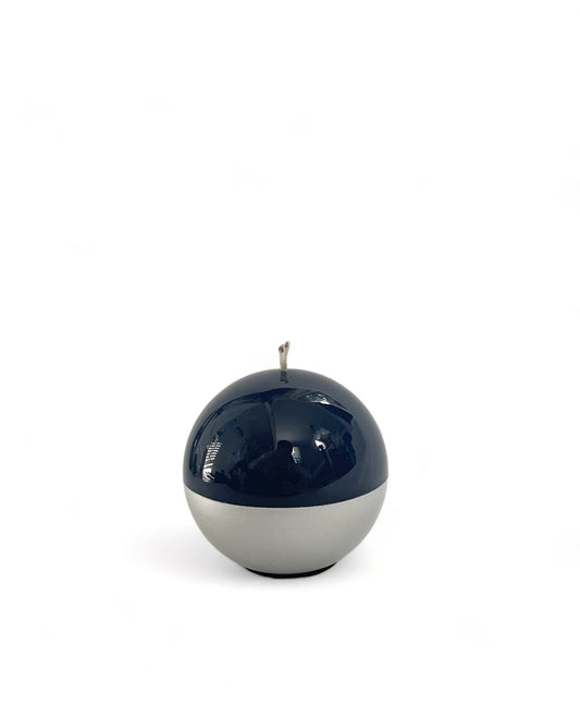 Havdalah Candle Sphere Blue & Silver