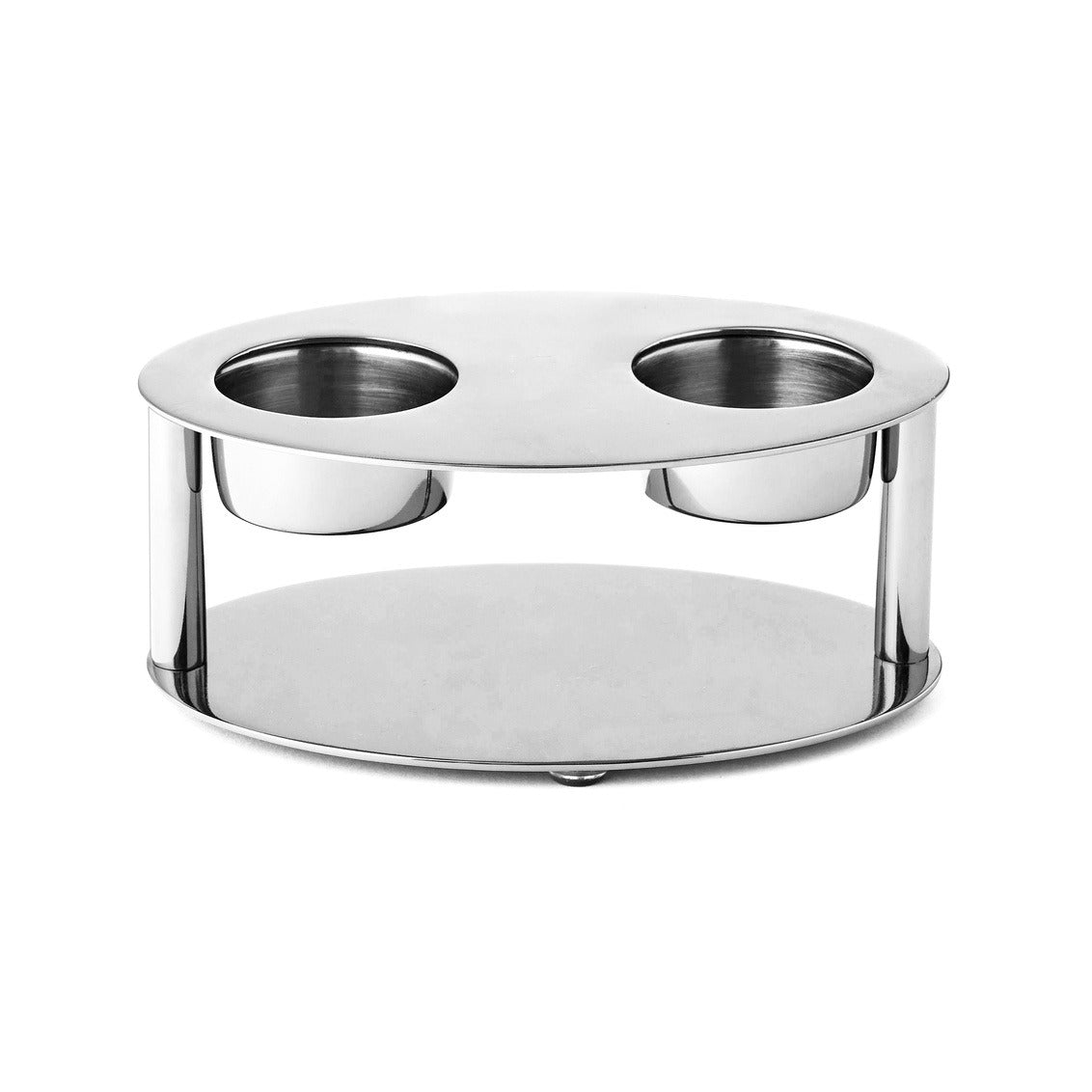 Guilded Tea Light Holder Silver