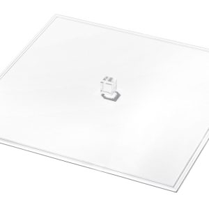 Acrylic Tray Gold Handle 12”x12”