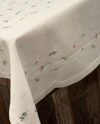 Flora Pink Tablecloth