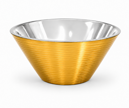Gold Crown Double Wall Shallow Bowl