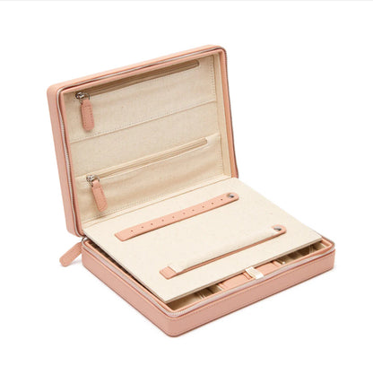 Luna Blush Jewelry Case-Zipper