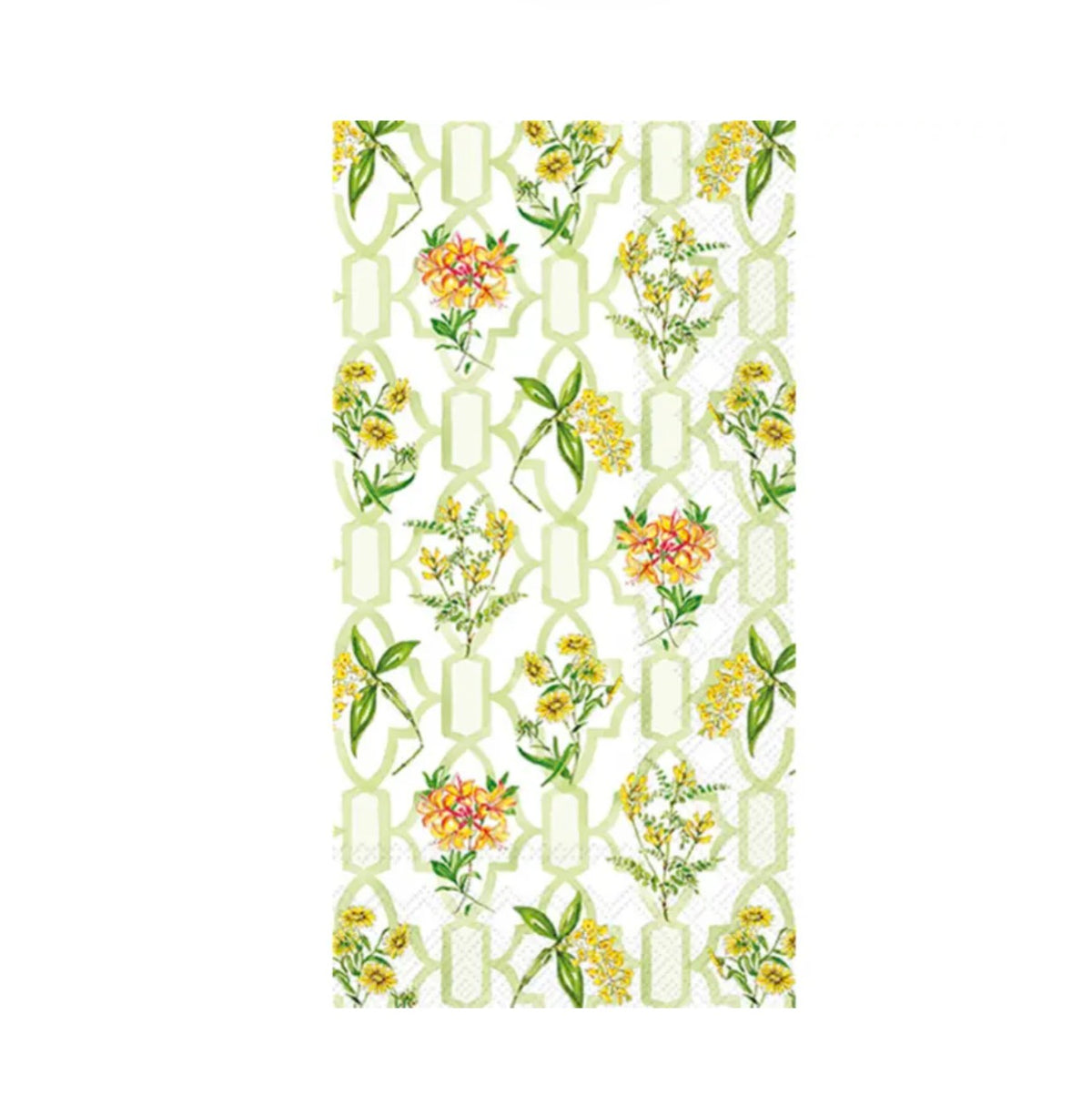Green Trellis Guest Towel 16pk
