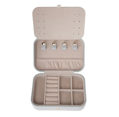 Leah Quilted Travel Jewelry Organizer