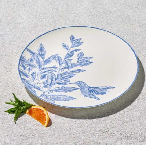 Hummingbird Charger Blue 12"