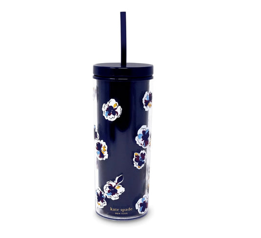 Watercolor Ditsy Tumbler 24oz