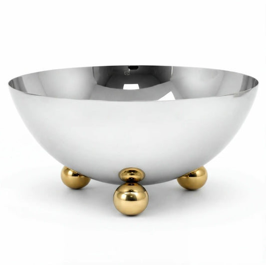 Temari HG Bowl Gold and Silver