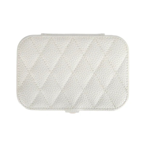 Leah Quilted Travel Jewelry Organizer
