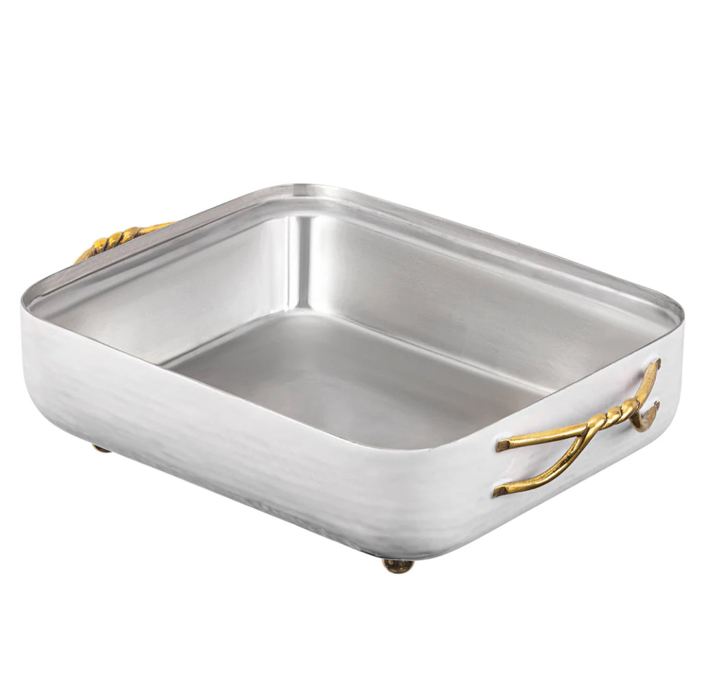 White Pan - Entangled Handles