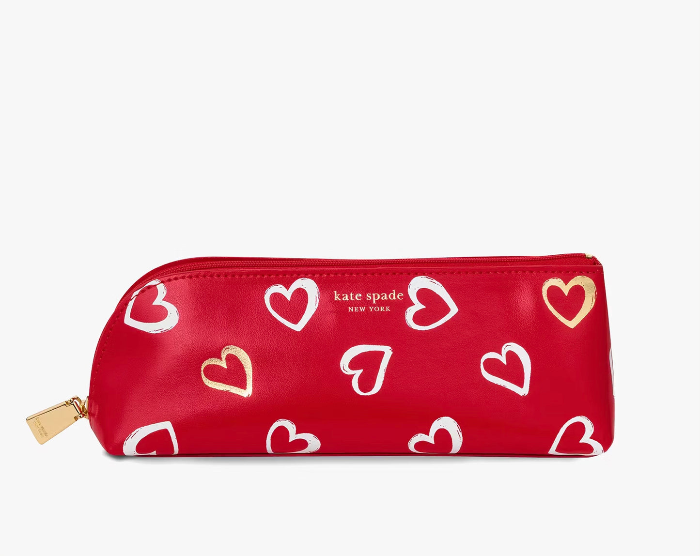 Brushstroke Hearts Pencil Case