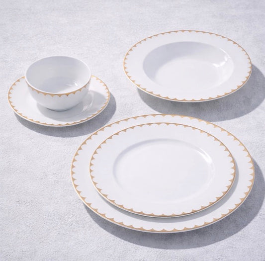 Daisy 5pc Dinner Set Service for 4
