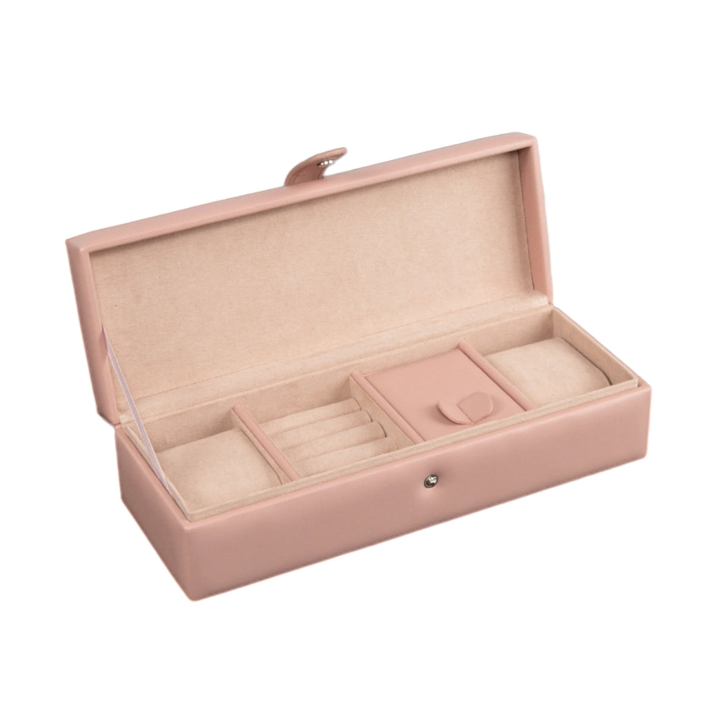 Leo Travel Jewelry Box Blush