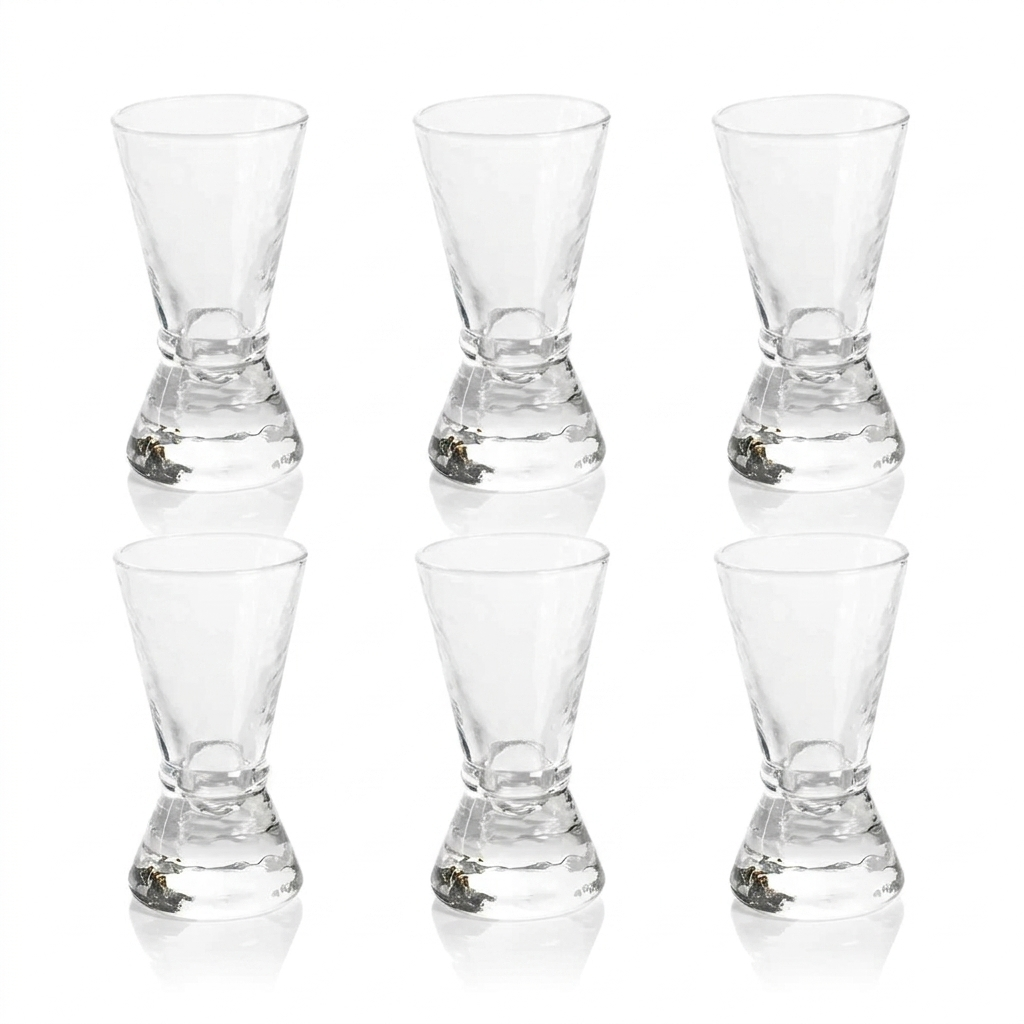 Jigger Shot Glasses Set of 6