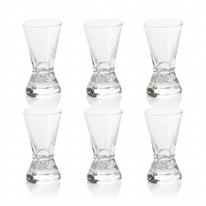 Jigger Shot Glasses Set of 6