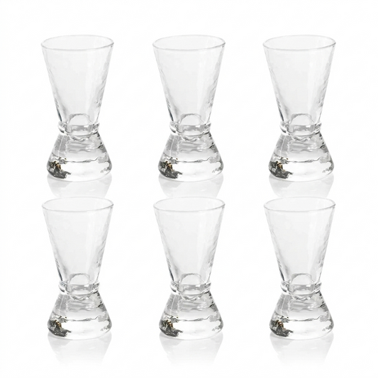 Jigger Shot Glasses Set of 6