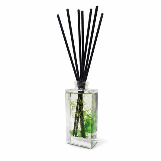 Green Flower Reed Diffuser Square Frame