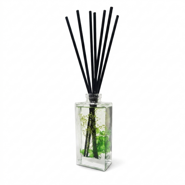 Green Flower Reed Diffuser Square Frame