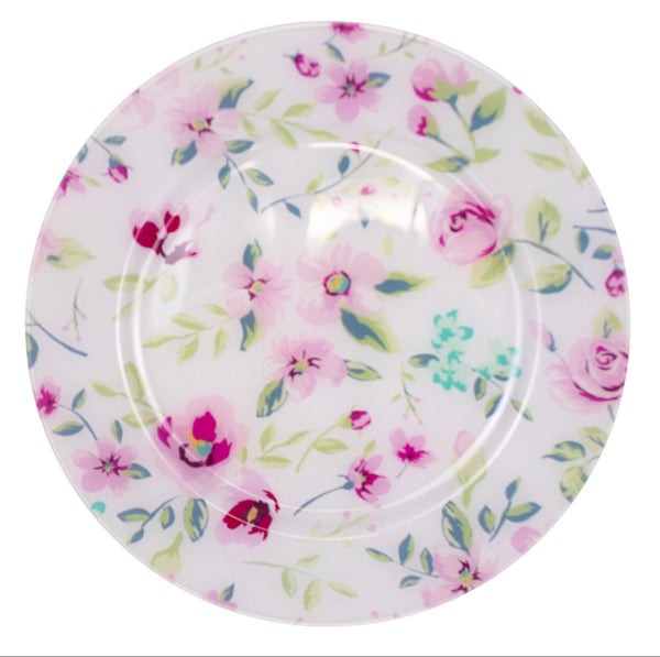 13” Palencia Charger - White/Multi