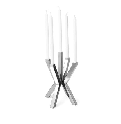 Asterix 5-lite Silver Candelabra