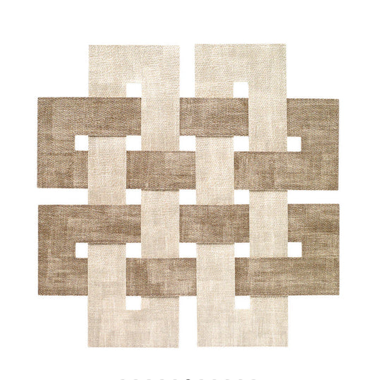 Celtic Sand Vinyl Birch Mats Set of 4