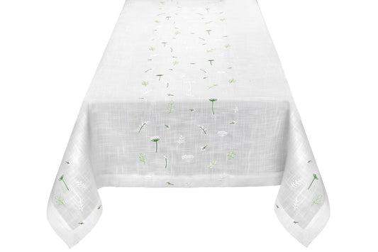 Flora Green Tablecloth