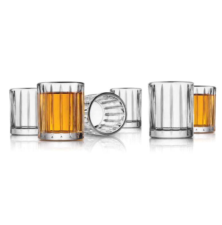 Parallels Platinum Shot Glass Set of 6