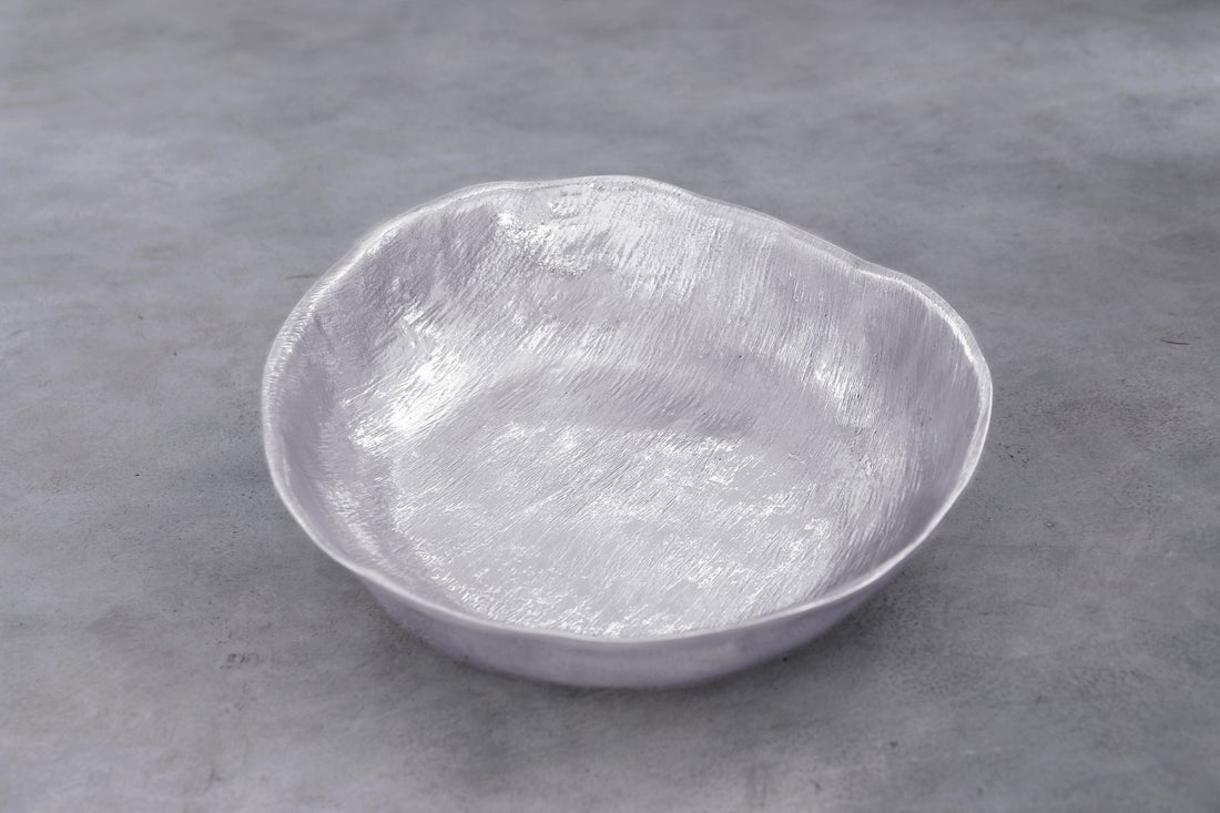 Soho Strie Large Bowl-Silver
