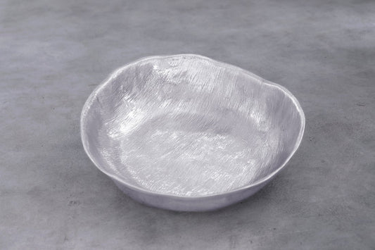 Soho Strie Large Bowl-Silver