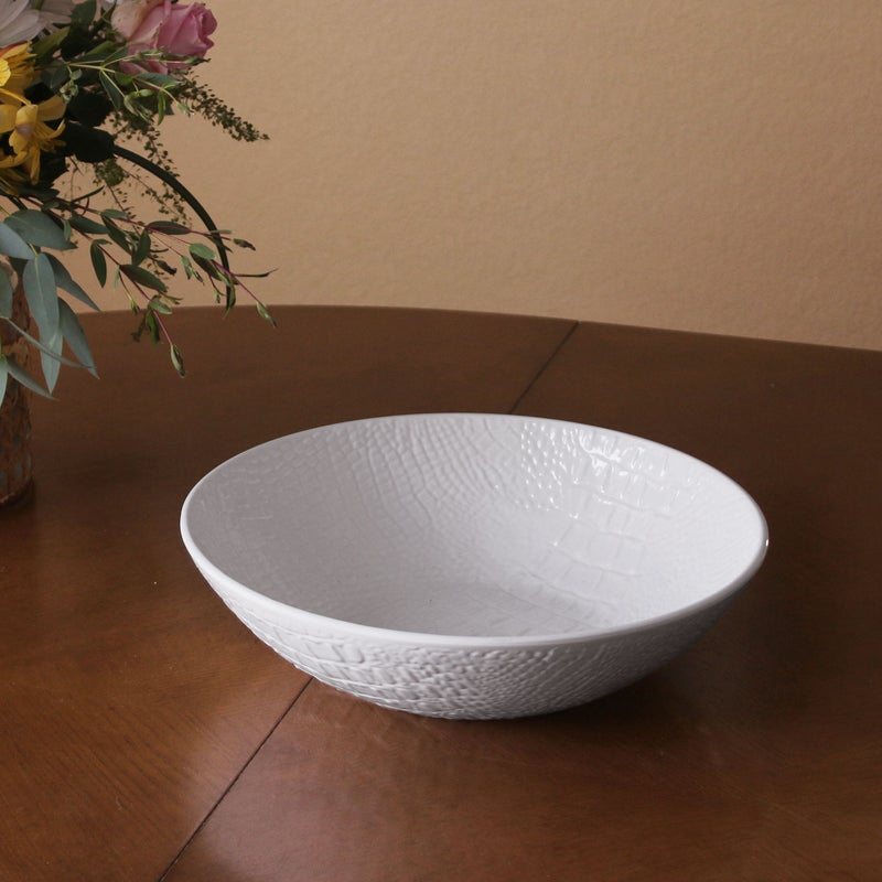 Vida Croc Large Bowl (White)