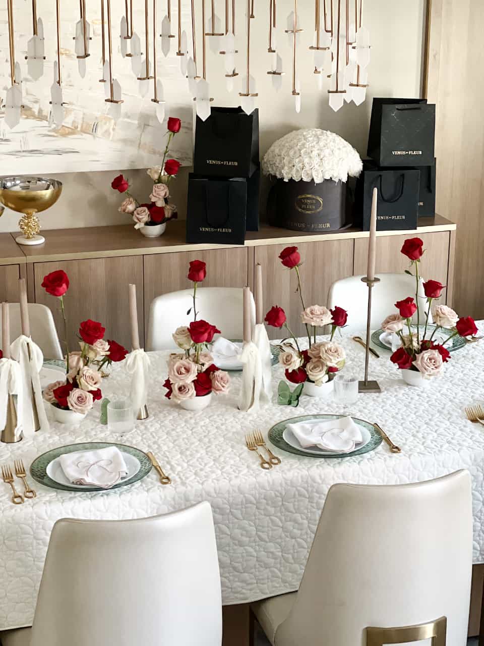 Paloma Quilted Tablecloth - Thumbnail 4