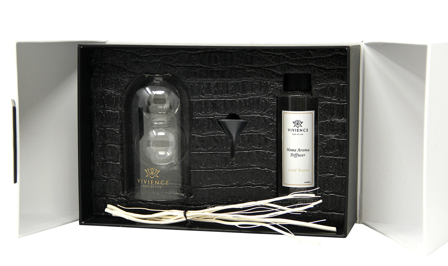 Clear Bubble White Reed Diffuser