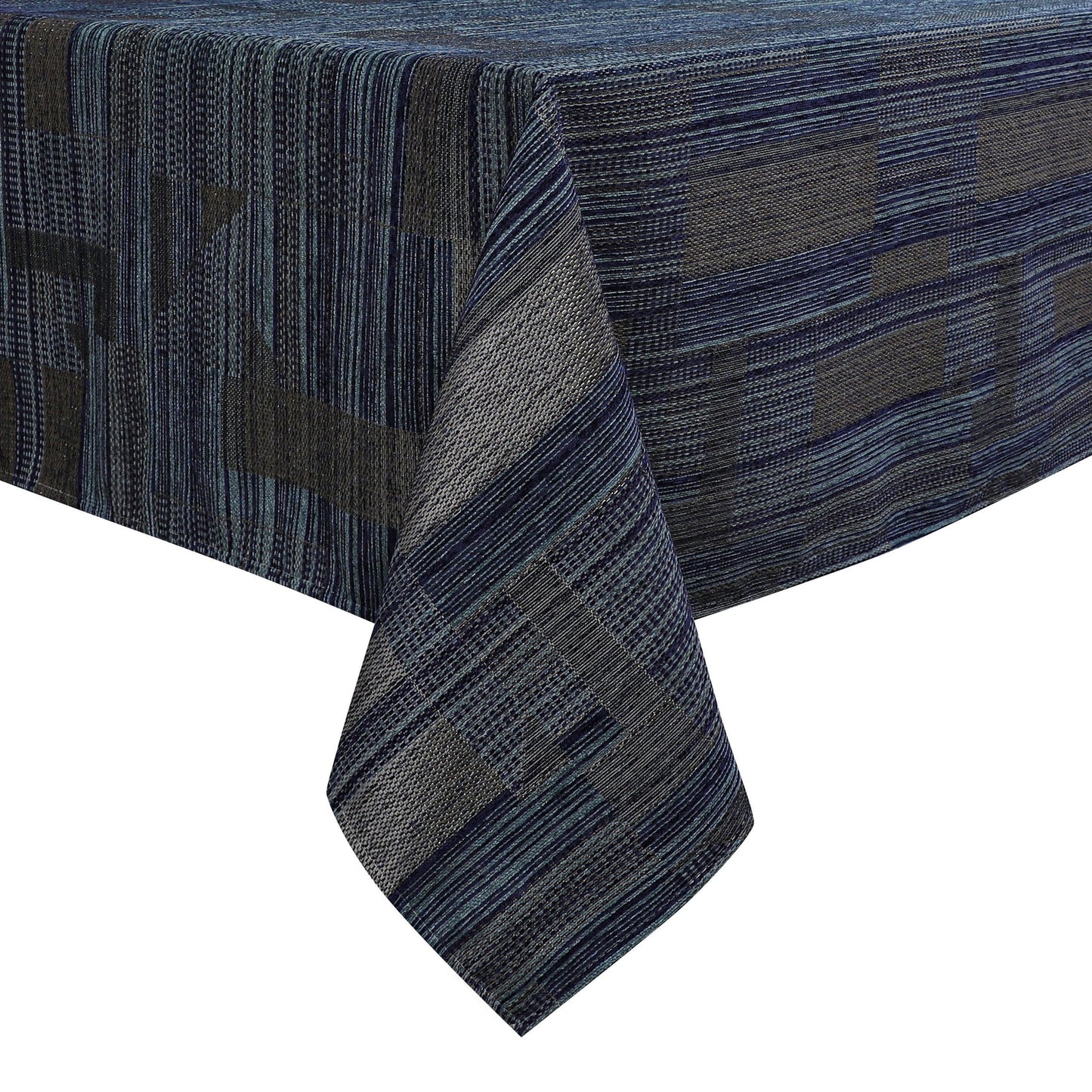 Chenille Lush Maui Navy Tablecloth