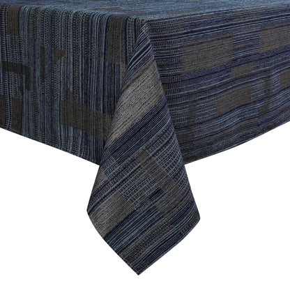 Chenille Lush Maui Navy Tablecloth