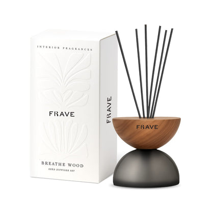 Breath Wood Frosted Glass Diffuser Prosecco
