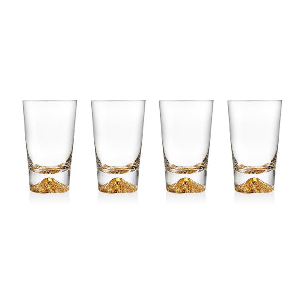 Sierra Gold Novo Set of 4 Highball Glasses