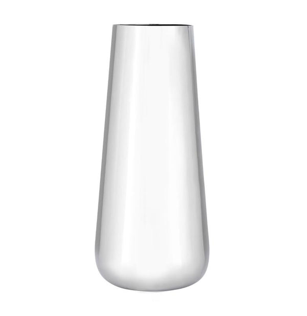 Stem Steel Vase 13.25”