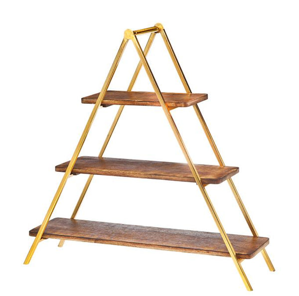 Ridgewood 3 Tier Gold Stand
