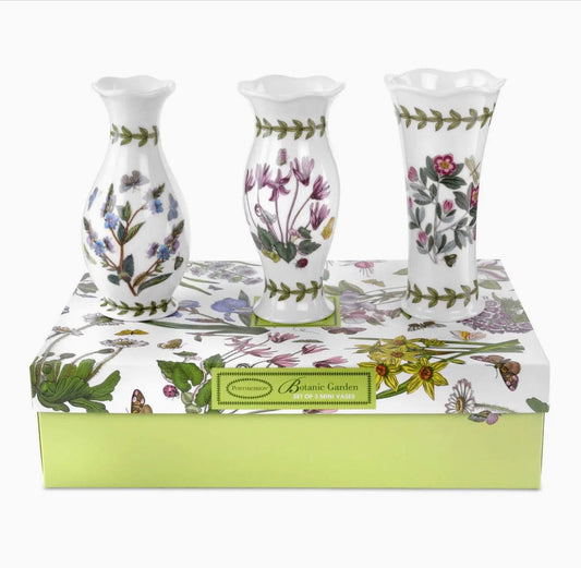 Botanic Garden Mini Vases Set of 3