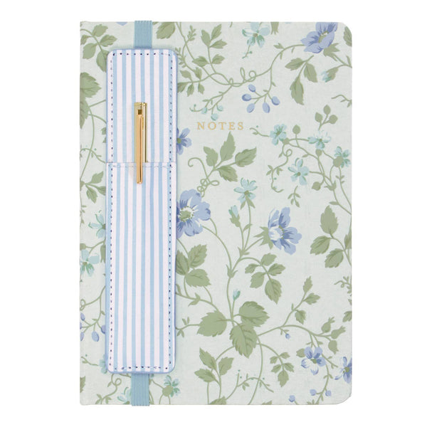 Laura Ashley Heirloom Cottage Journal with Pen Holder 6”x8”