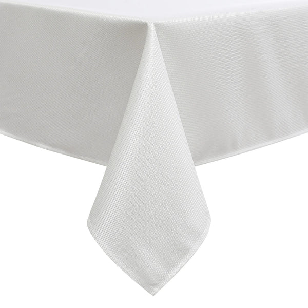 Hudson White Tablecloth
