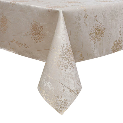 Fern Cluster Gold Tablecloth