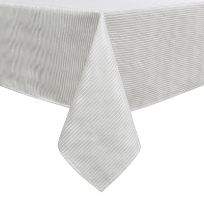Oceania Waves White Tablecloth