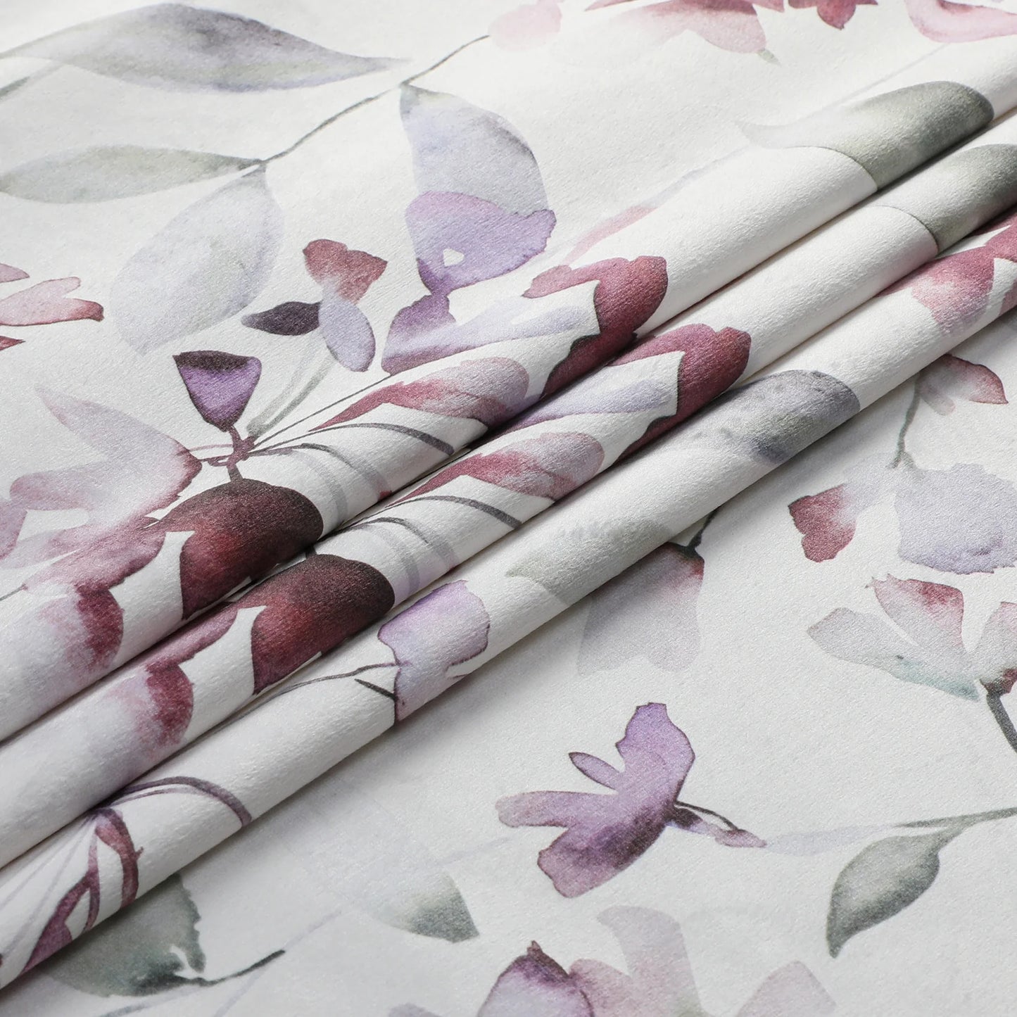 Purple Flower Velvet Tablecloth
