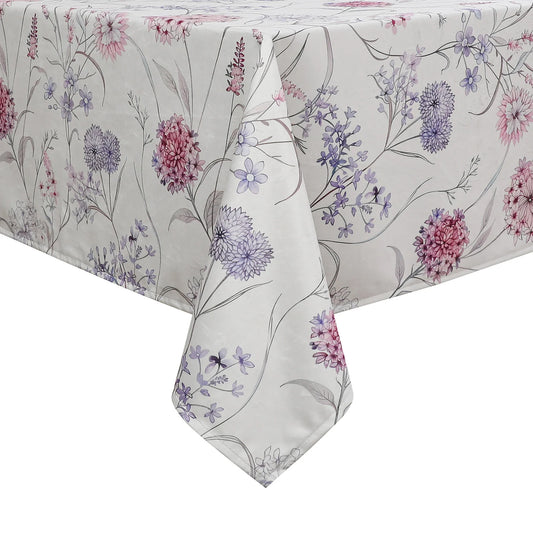 Pink & Purple Velvet Tablecloth
