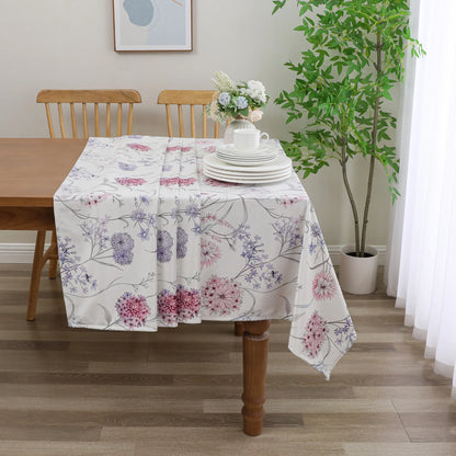 Pink & Purple Velvet Tablecloth