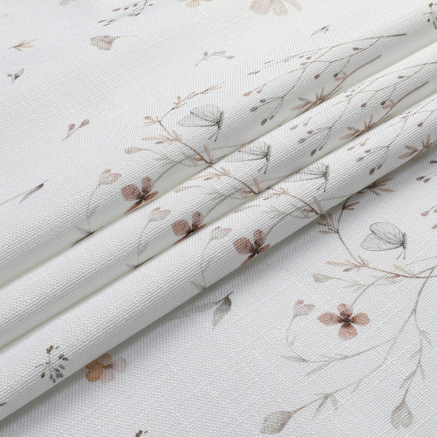 Harvest Weave Small Muted Flower Tablecloth