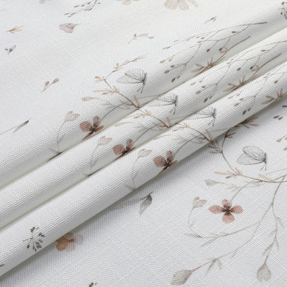Harvest Weave Small Muted Flower Tablecloth