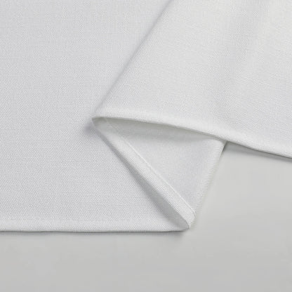 Harvest Weave White Tablecloth