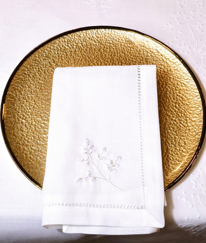 Textured Gold Glass Charger
