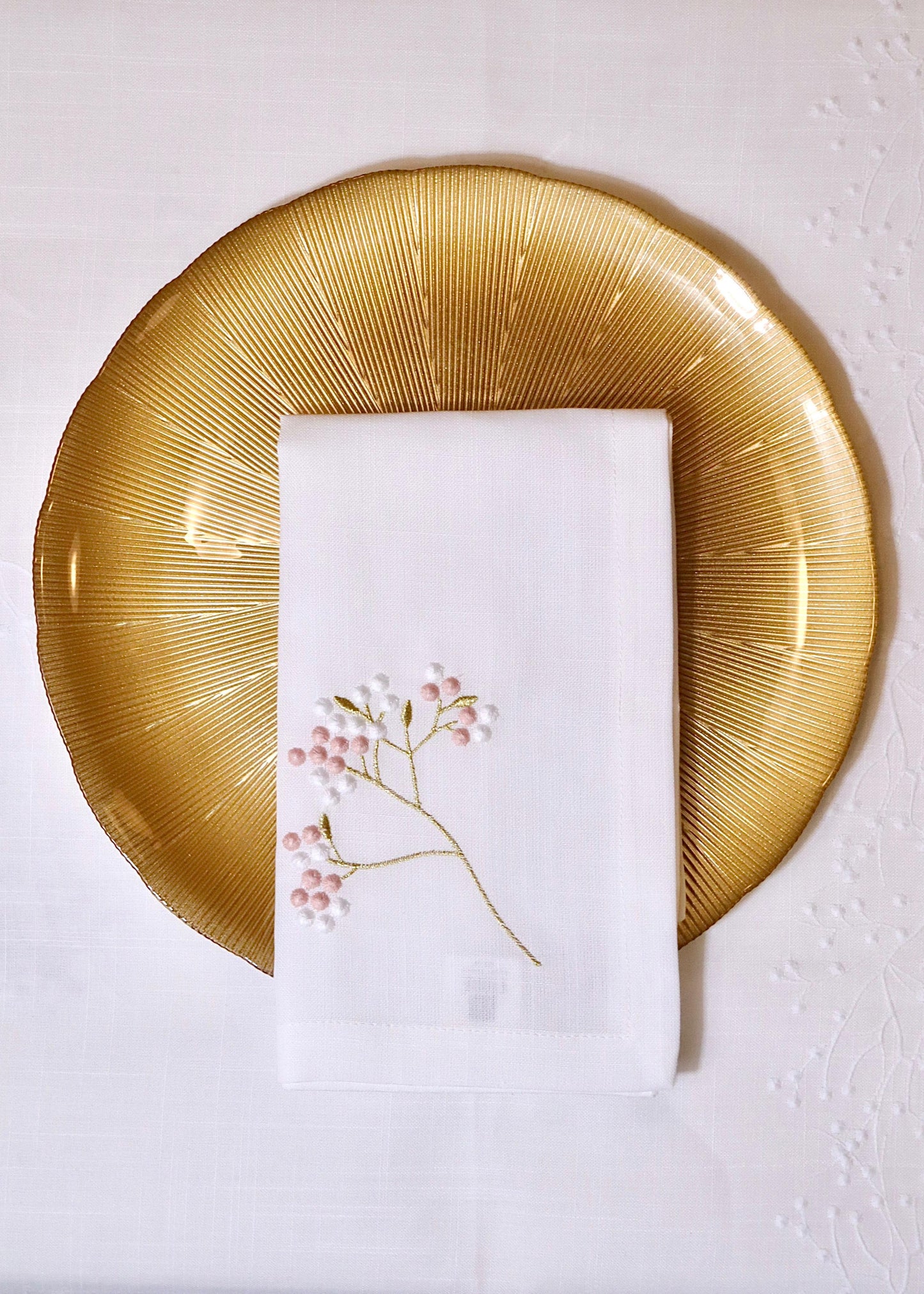 Scallop Gold Charger 13”